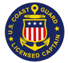US Coast Guard licensed captain logo